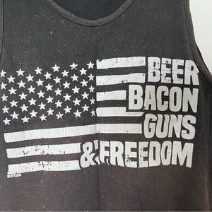 Blittzen beer, bacon, guns & freedom - Mens/women Tank Top